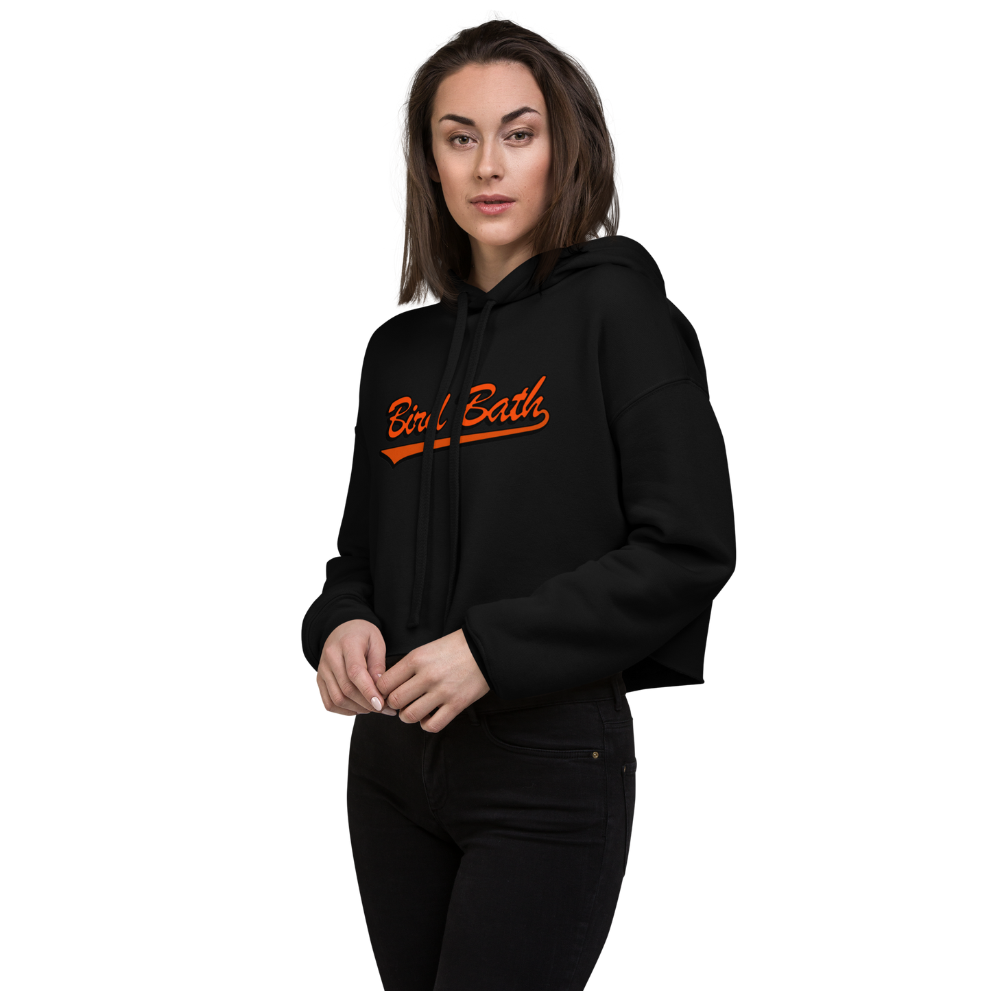 Bird Bath Crop Hoodie